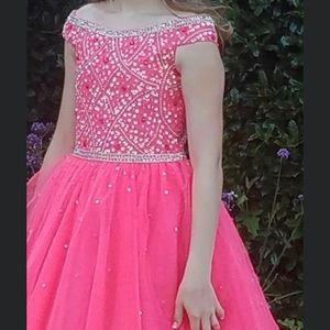 Coralw Tiffany dress- size 12 kids